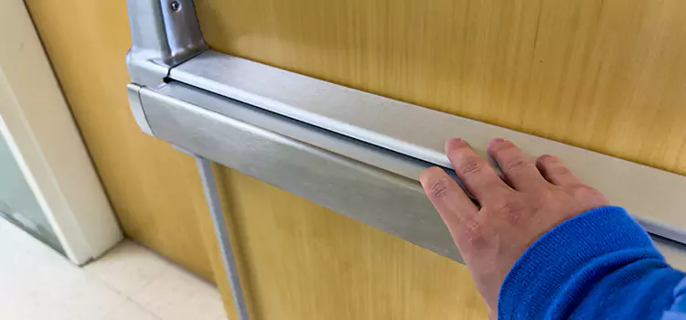Installing a Push Bar on a Door Manhattan